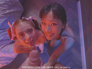 June Liu 刘玥 \/ SpicyGum - Asian & Ginger Hot 3Some - FFM - (JL_180)
